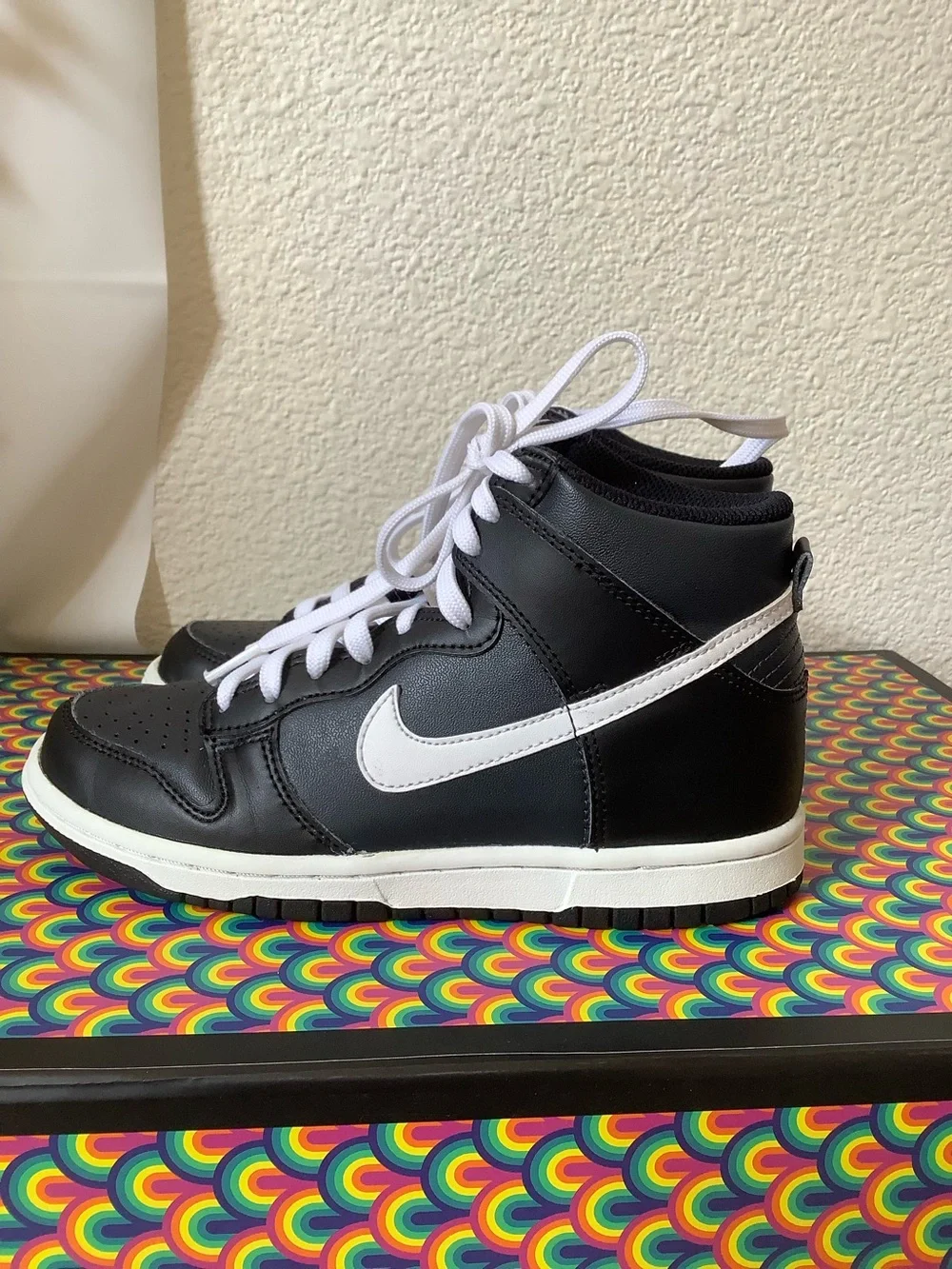 Nike Dunk High Panda Black White High Top Shoes DH9751-001 Youth 4Y /women's 5.5